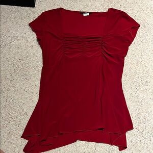 Elegant Red Women's Top